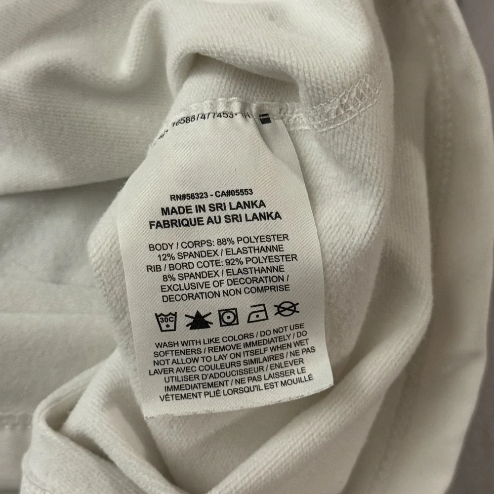 Nike Pro Dri-Fit Slim Fit White Athletic‎ Top Size Medium Activewear